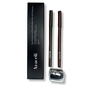 Araceli Ojos Perfectos Gel Pencil Eyeliner Duo with Sharpener